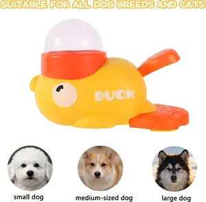 Duck Treat Dispenser for Dogs to Train Problem-Solving Skills,Dog Slow Feeder Puzzle Toy Prevents Bloating, Interactive Treat Dispensing Toy for Small Cats,Dogs,Other Pets