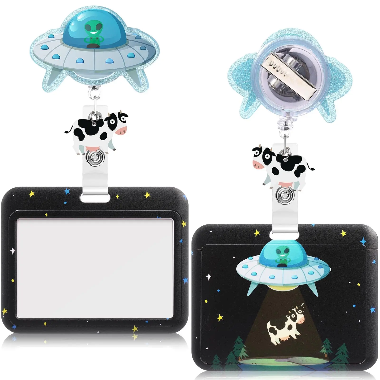 UFO Cow Blue