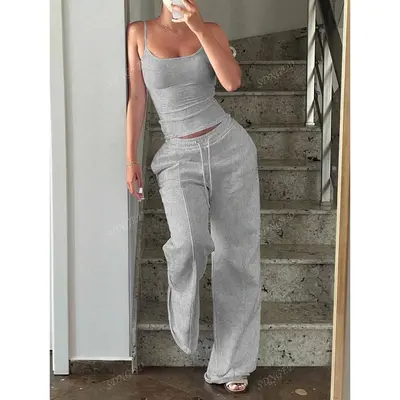 Sweatpants with Align Tank TikTok Shop