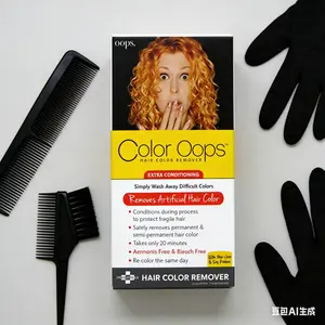 Color Oops Extra Conditioning Hair Color Remover - Haircare Product, Gentle, Ammonia-Free, Bleach-Free, Removes Permanent & Semi-Permanent Dye in 20 Minutes, Color Oops Hair Removal