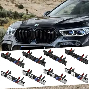 3D ABS Car Front Hood Grille Logo Emblem for BMW X1 X2 X3 X4 X5 X6 M M3 M5 E84 E83 F39 F10 G80 G60 E60 E46 G11 G12 Car Styling Car Decals Automobile Decals