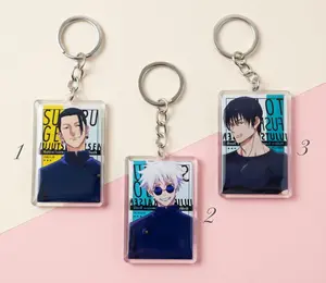 Jujutsu Kaisen Keychain, Gojo Suguru Toji Anime Collectible Charm, Gift for Jujutsu Kaisen Collectors