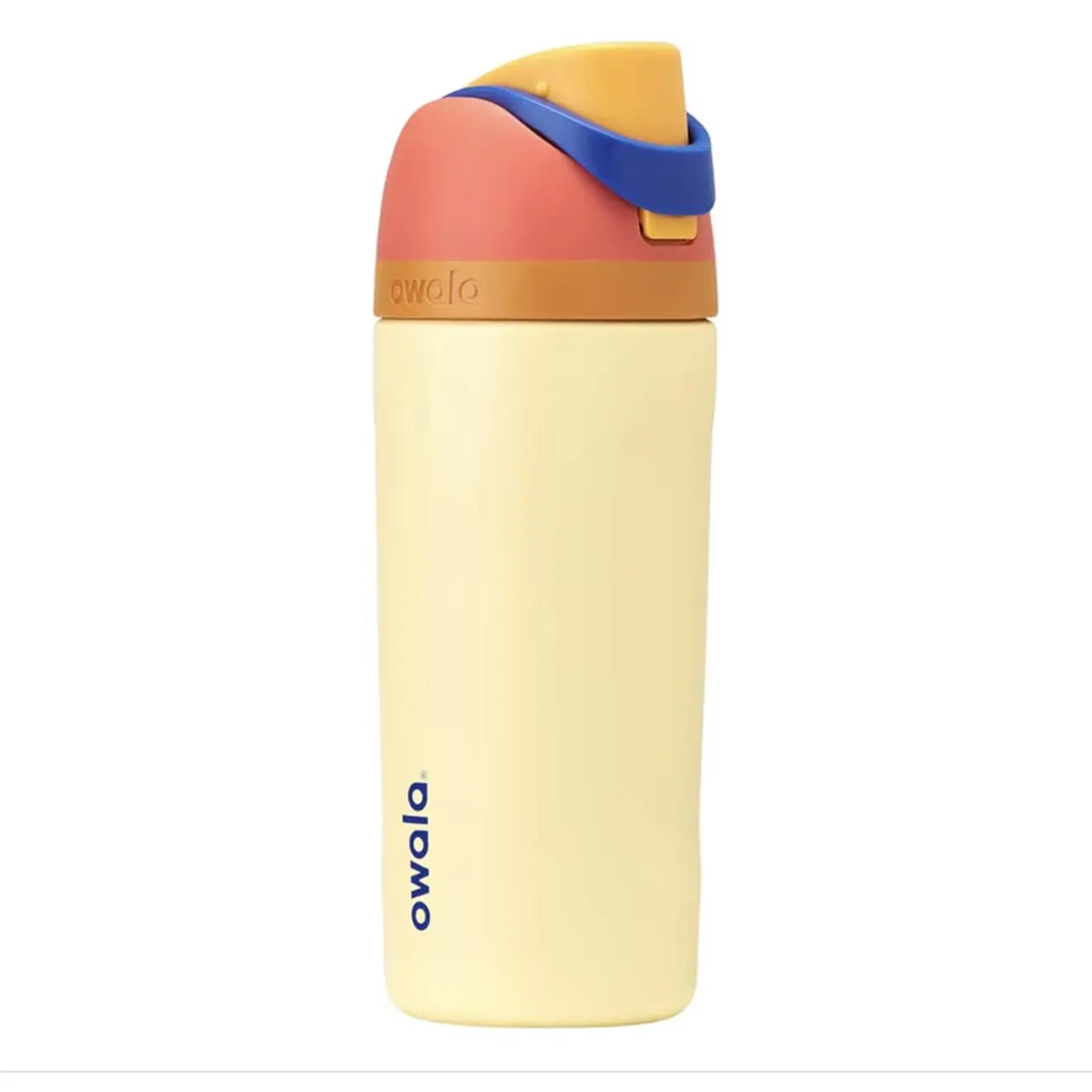 Owala Kids' 16-ounce Insulated Stainless-Steel Water Bottle with FreeSip Spout & Push-Button Lid Leakproof for 24 Hours BPA-Free