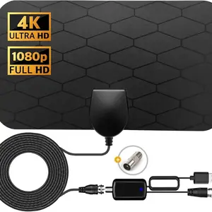 Factory Direct Sales of Mesh TV Antenna Digital Signal Antenna The choice of 100 million families worldwide, the latest generation of patented DTMB technology for free TV signal reception, HDTV home-use ultra-thin indoor, Usb Powered Cable
