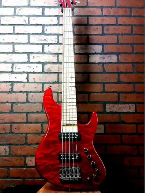 MIURA MB-1 five-string bass 5 Quilt Maple Top