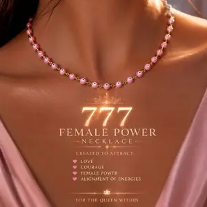 777 Female Energy Necklaces and protection Bottle