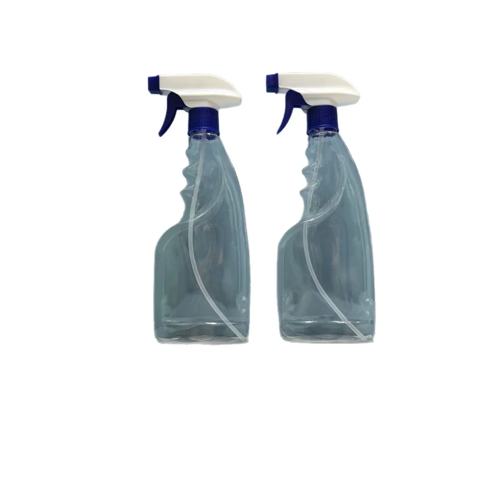 Large Capacity 500ml Refillable Design Empty Clear Transparent Container Household Spray Bottles, 2 Pack