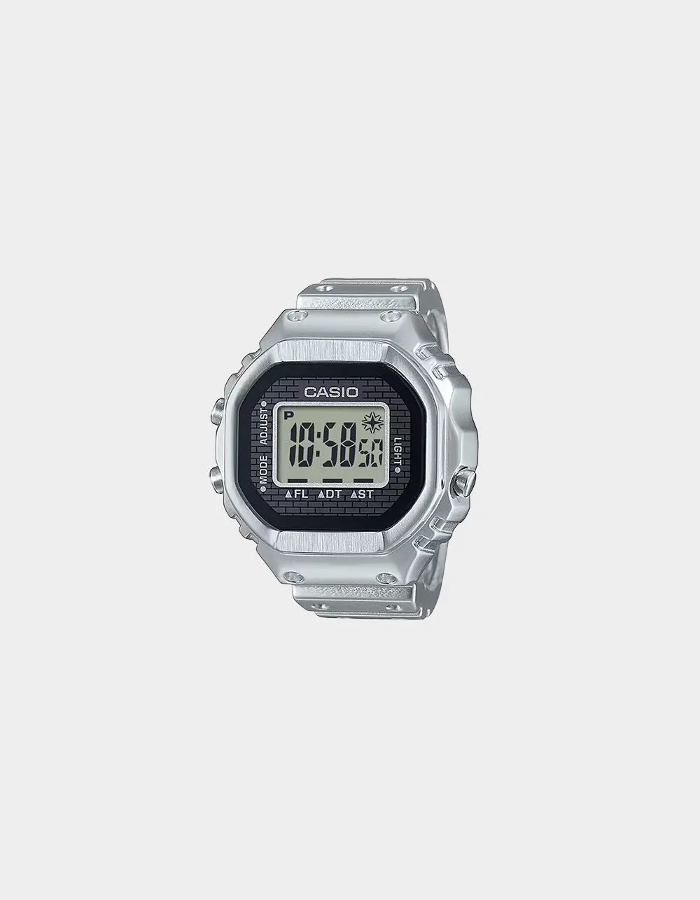 CASIO CRW001-1 Ring Watch, Silver