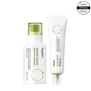 [beplain Official] Peptide Soothing Skin Detox Recipe | Peptide Soothing Serum 50ml + Soothing Cream 60ml Lightweight Daily Gentle Moisturizer Hydrate Hydrating