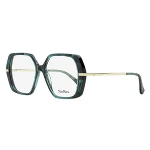 Max Mara Geometric Eyeglasses MM5175 098 Green Melange 52mm