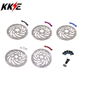 KKE Orversized 220mm Front Brake Disc Rotor & Bracket for SurRon Light Bee X 2019-2021 2023-2024 Talaria Sting mx3