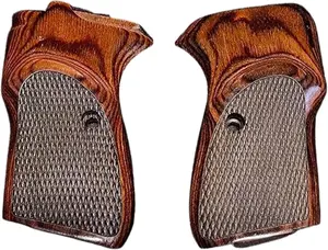 Bersa Thunder Firestorm 22 380 Pistol Grips Real Rosewood Checker Laminate Checkered