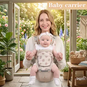 Baby Carrier Comfortable Newborn Backpack Ergonomic Infant Wrap Carrier Head Support 4-In-1 Convertible Baby Back Carrier Gift