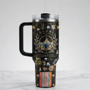 Velaris City Of Starlight Premium 40oz Stainless Steel Tumbler