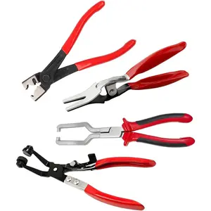HZEL 4PCS Car Hose Removal Pliers, Vehicle Fuel Vacuum Line Tube Remover for Marine Oil Water Hoses, Automotive Separator Pipe Repairing Tool Accessories, Universal for SUV, Sedan, Truck
