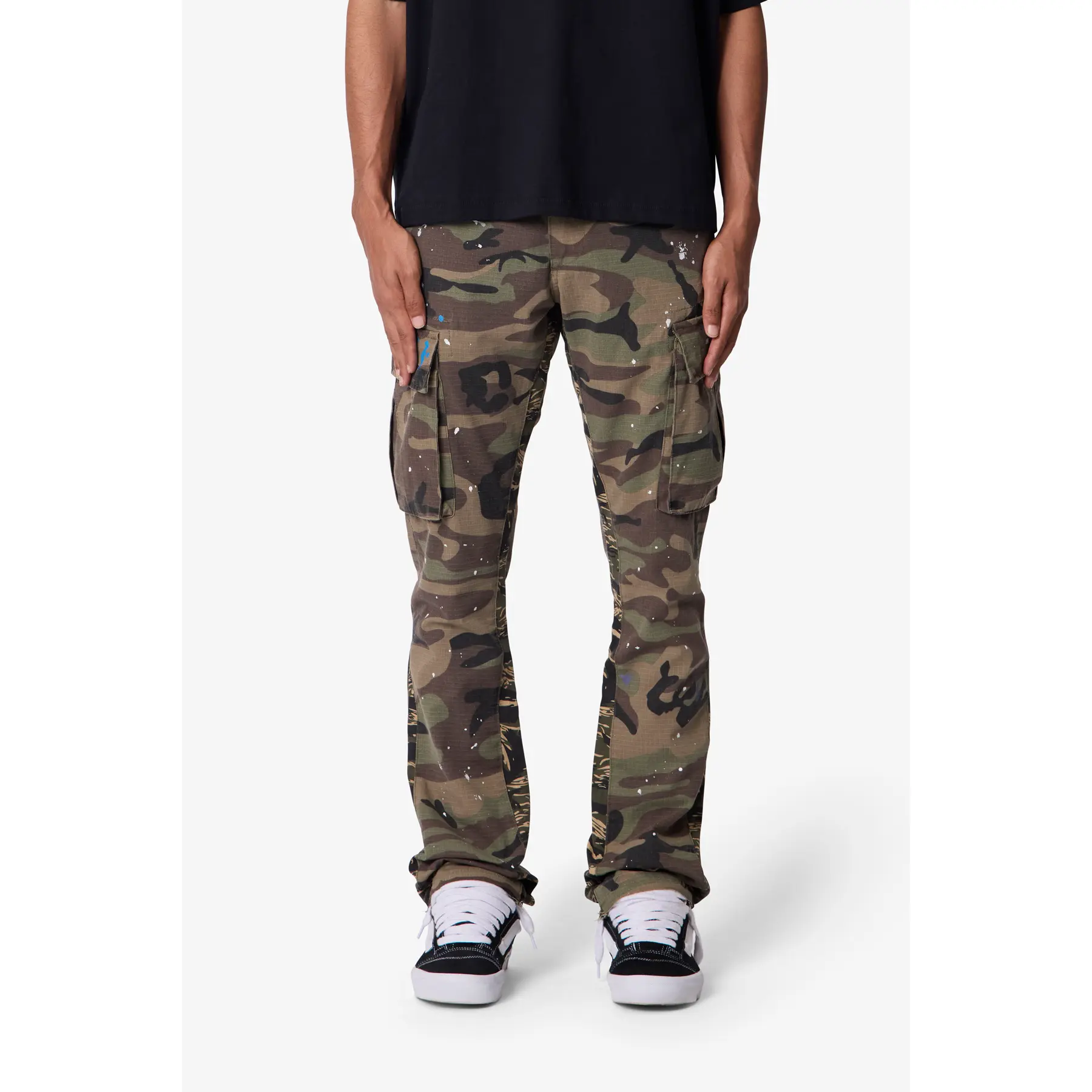 mnml Bootcut Cargo Pants - Camo