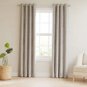 Total Blackout Linen Blend Grommet Curtains Total Blackout Linen Blend Grommet Curtains