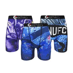 Stretch Men's Boxer Briefs S-XXXL Polyester Underwear 1pc Flexible Movement Yoga Running