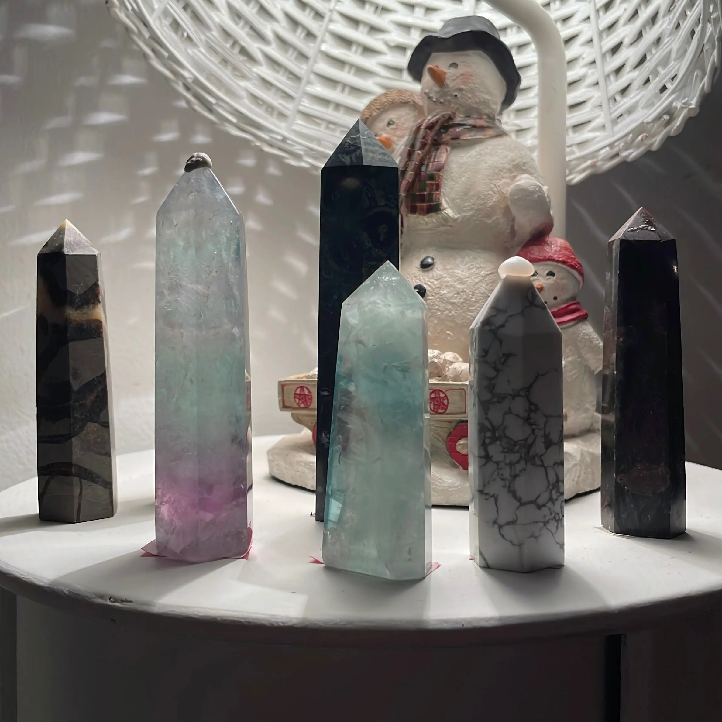 Intuition Two Towers for $20 - 4-5 inches tall Selenite Healing