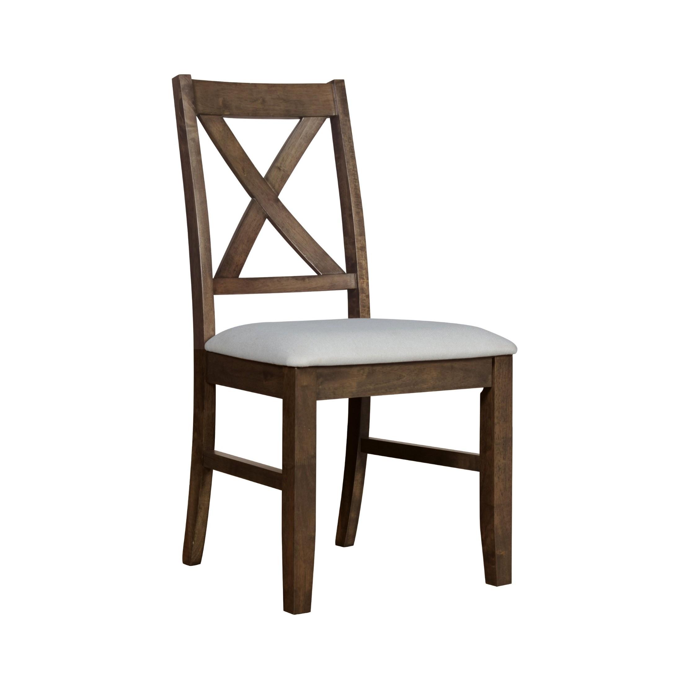 Favorer Vinita 6-Piece Dining Set with Rectangular Table, Cross Back Chairs, and Bench