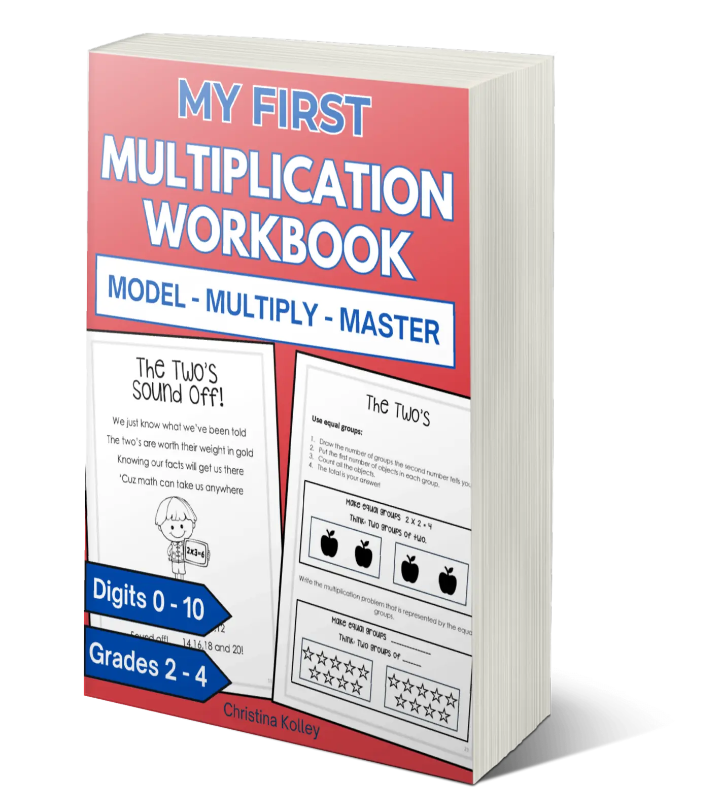 My First Multiplication Workbook Learn Multiplication Digits 1 - 10 Beginning Multiplication 2nd Grade: Multiplication Visual Models Skip Counting, ... (Math Workbook Multiplication Mastery Series)