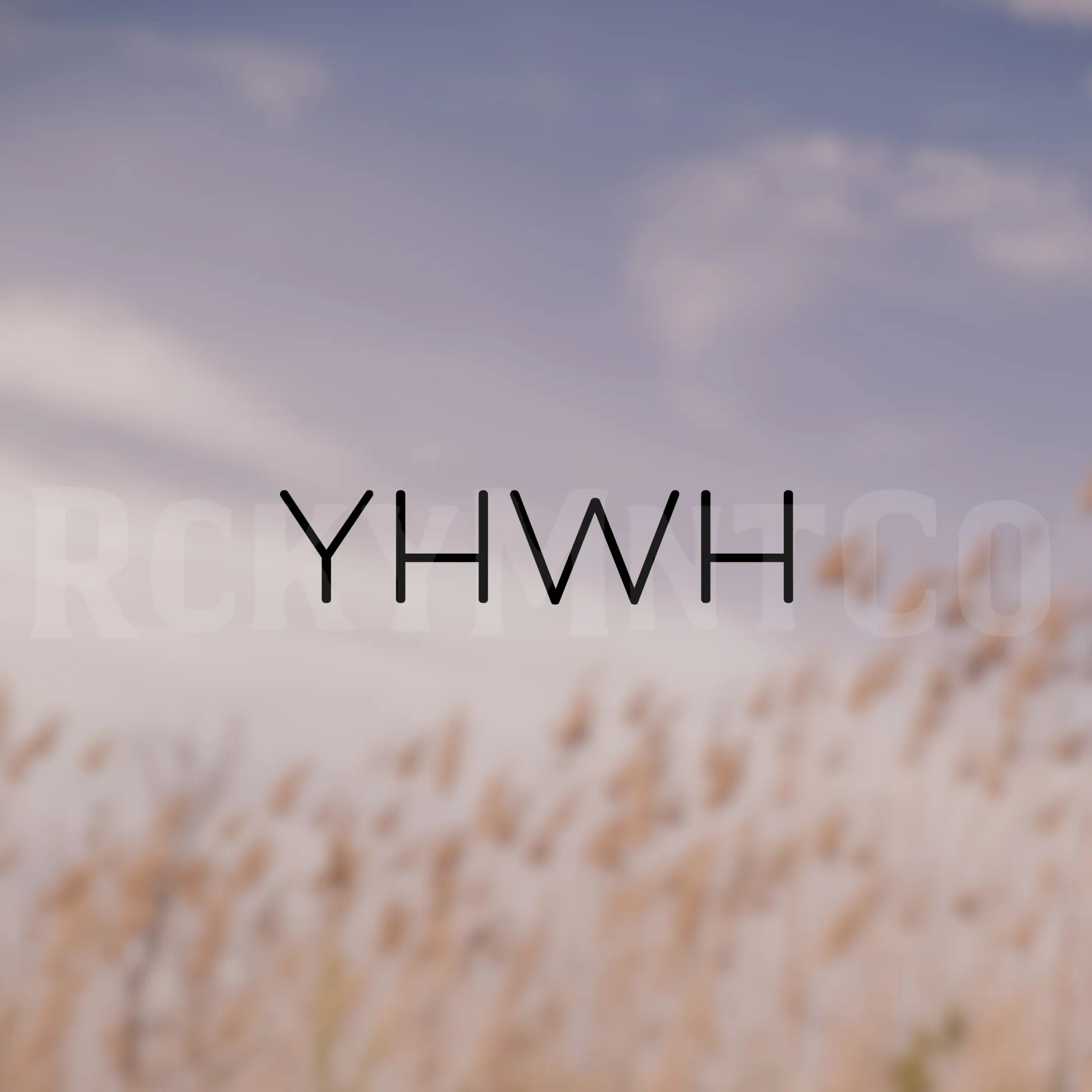 Yahweh Decal, Christian Sticker, Bumper Sticker, YHWH, Adhesive Vinyl, Gift Ideas, God Sticker, Waterproof/Weatherproof