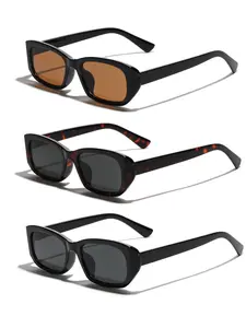 Stylish Vintage Oval Glasses, Small Frame Design, UV400 Protection, Unisex Fashion Sun Glasses, Retro Style Eye Wear, Polarized Sunglasses, Trendy Styling Sunglasses