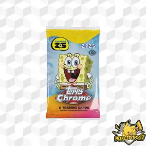 SpongeBob SquarePants 25th anniversary (ENG): Hobby Pack Topps Chrome Trading Cards