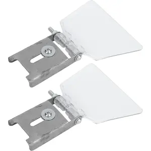 2PCS 304 Stainless Steel Eye Shields for Bench Grinder, Replacement Guard Accessories for 125/150/200/250 Bench Type Grinders, Easy to Clean (No Instruction)