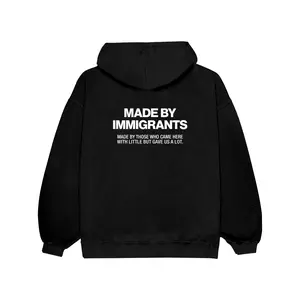 Made By Immigrants Hoodie, Dreamer Hoodie, Proud Daughter, Hispanic Heritage, Mexican Culture Statement Piece, Comfort Cotton