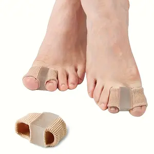 2pcs Silicone Toe Separators Foot Care Tools，Unisex Thumb Separator , Soft and Comfortable Foot Care Tool, Suitable for Daily Wear holey  fashion stylish shoe