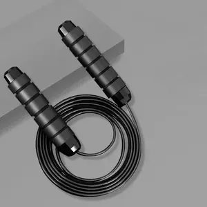 Jump Rope Tangle-Free Rapid Speed with Ball Bearings for Men Women Kids Adjustable Length Ergonomic Foam Handles Portable Indoor Outdoor Exercise Equipment