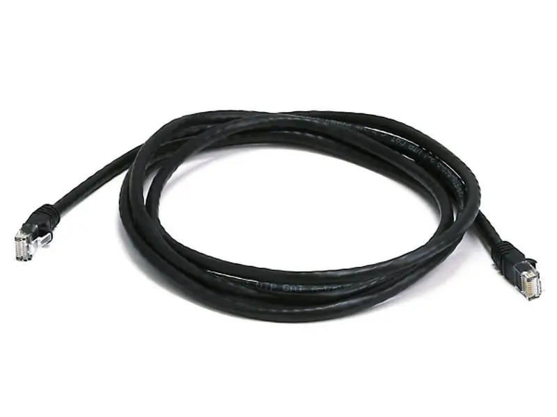 Monoprice 2302 24AWG Cat6 550MHz UTP Bare Copper Ethernet Network Cable - Black, 7 ft.