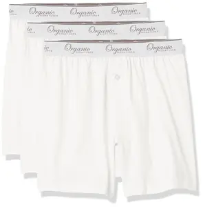 White Knit Boxer Shorts