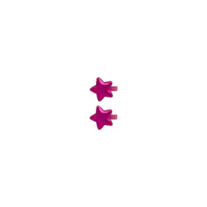 Star Clip Set of 2 - Hot Pink
