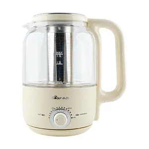 Bear Electric Kettle 1.5L, Multifunctional Health Pot for Boiling Water, Brewing Tea, Milk White ZDH-E15N4