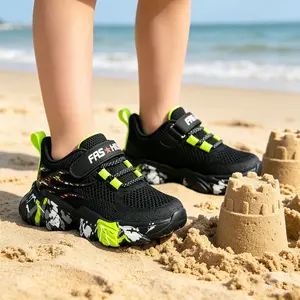 Kids Running shoes boy sports casual shoes Summer Vacation Sneaker Lightweight Breathable Kids Sneakers for Beach, Park & Road Trips Children Walking shoes