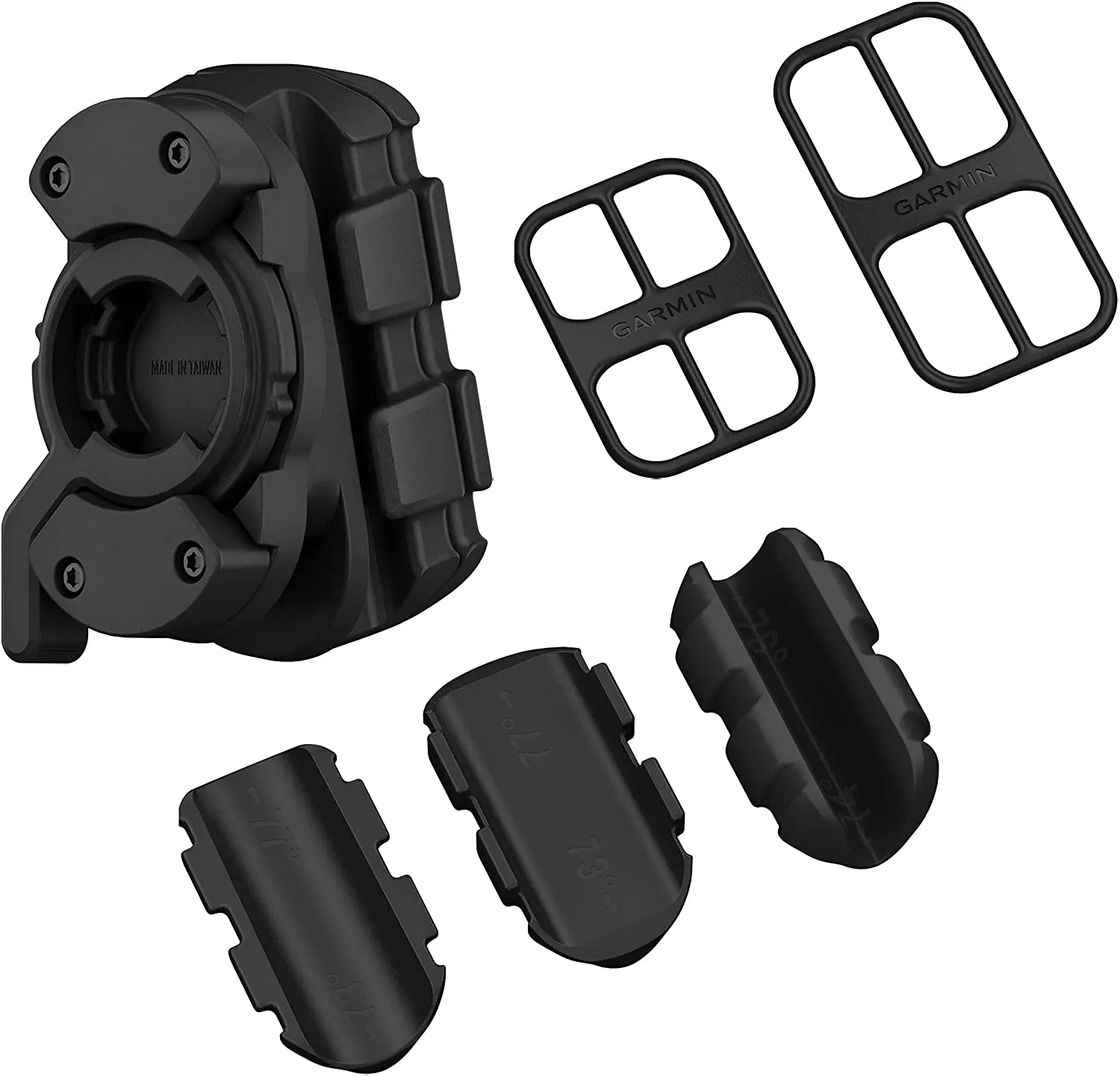 Garmin RCT715 Seat Post Mount Kit - Black Camera Accessory Set, Includes 2 Bands, 3 Fitting Shims, Shim Fitting for 25.4 mm to 35.0 mm Seat Posts, Includes Bands, 30 Days Money Back