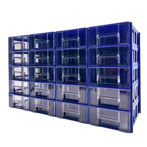 Plastic Storage Box, 20pcs Drawer Type Parts Cabinet, Multi-functional Storage Box, Home Organization & Storage Supplies, Toolbox Storage Box