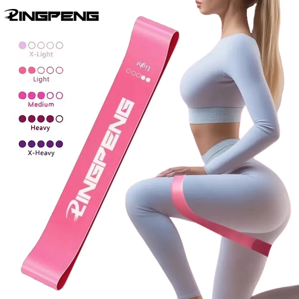 Beginner-Friendly Latex Resistance Bands, Adjustable Different Resistances, Ideal for Leg & Hand Muscle Exercises, Pilates & Yoga Training, Fitness Bands, Stretching Gear, Workout Equipment