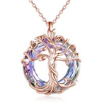 Purple Crystal-Rose Gold