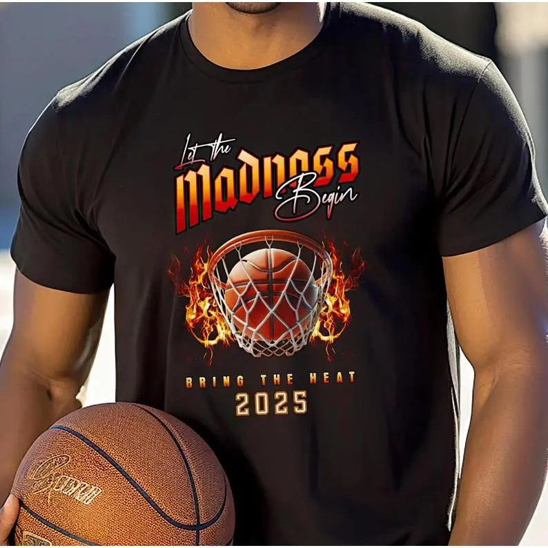 March Madness 2025 Unisex T-Shirt, Let the Madness Begin Tournament Tee