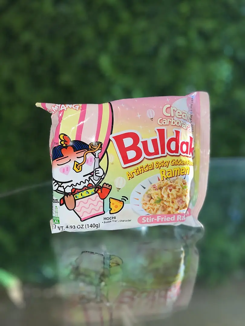 Buldak Sir Fried Ramen Creamy Carbonara Flavor Noodles (Korea)