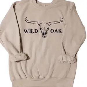 Wild Oak Crewneck- Sand
