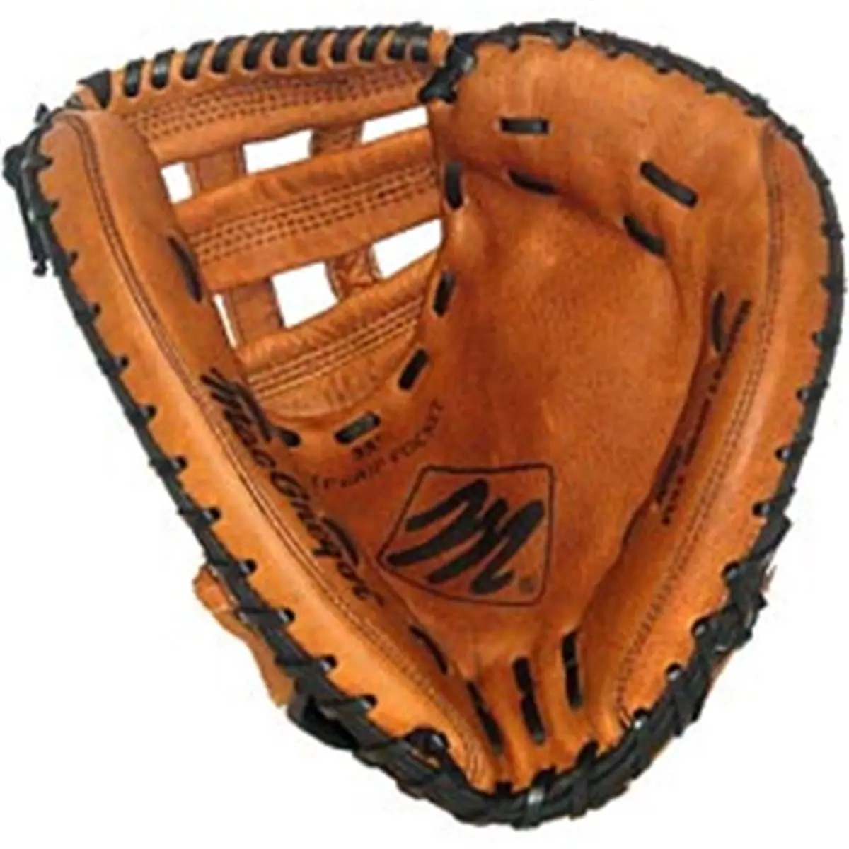 MacGregor Fastpitch Catcher's Mitt for Softball & Baseball | Full Grain Leather, Dual 'H' Post Web, Deep Ball Pocket, Prolock Strap, RHT Fit, Heavy Lacing