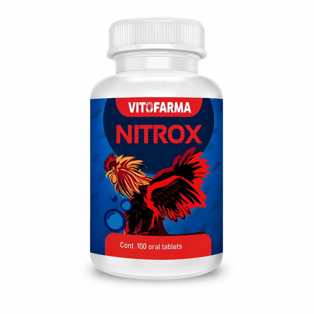 Vitofarma Nitrox  | Nutritional Support for Roosters | 100 Tablets
