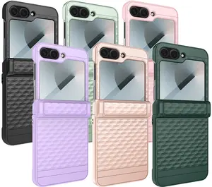 Nakedcellphone Sigma Rizz Case for Samsung Galaxy Z Flip 7 FE and Z Flip 6, Built-In Screen Protection, Hinge Cover for Z Flip6 / Z Flip 7FE Phone