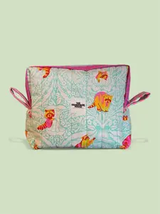 Trash Panda Quilted Pouch | Raccoon Handmade Bag