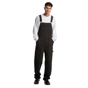 AS Colour Men's Canvas Overalls with 6 Pockets and Top Stitch Detailing