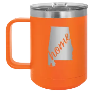 Alabama Home 15 oz Mug | Orange